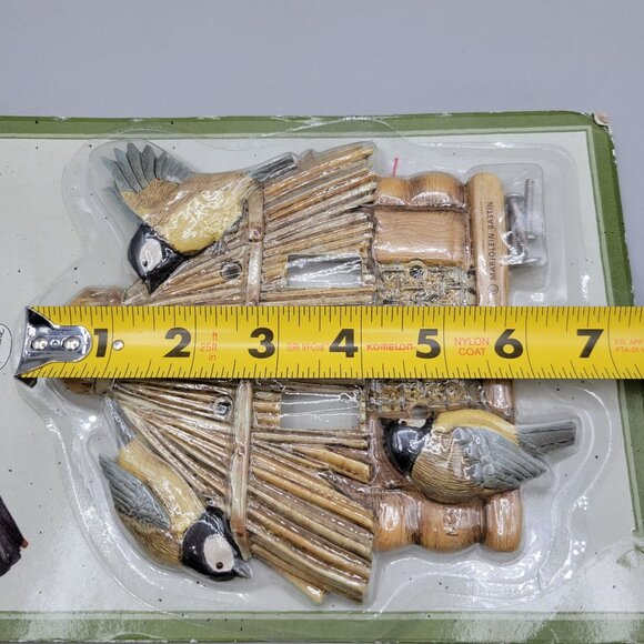 Hallmark Birdhouse Light Switch Cover Plate Gold Finch Bird Feeder - Picture 6 of 6